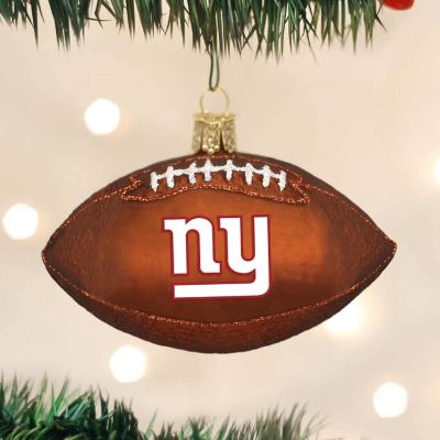 Old World Christmas New York Giants Football Ornament For Christmas Tree Image 1