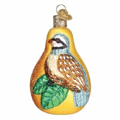 Old World Christmas Partridge in A Pear Tree Ornament Image 1