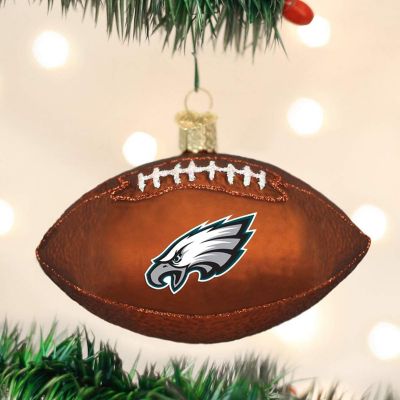Old World Christmas Philadelphia Eagles Football Ornament For Christmas Tree Image 1
