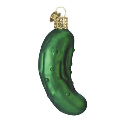 Old World Christmas Pickle Glass Ornament 28016 Holiday Decoration New FREE BOX Image 1