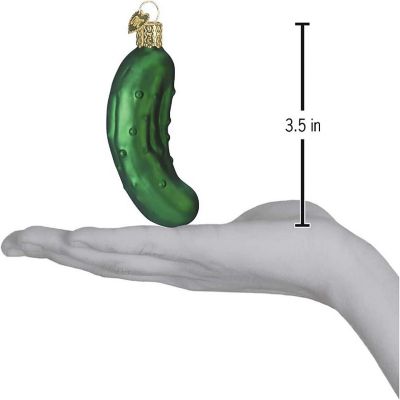 Old World Christmas Pickle Glass Ornament 28016 Holiday Decoration New FREE BOX Image 2