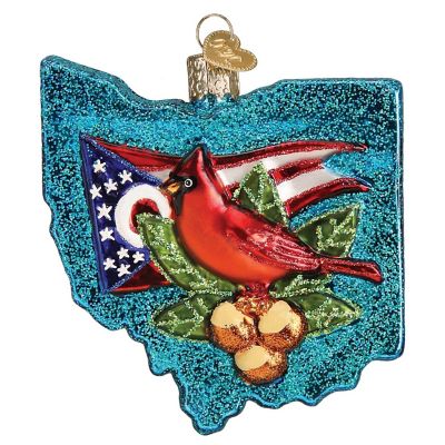 Old World Christmas State Of Ohio Ornament For Christmas Tree- 4 Image 1