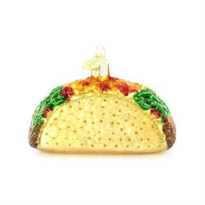 Old World Christmas Taco Glass Blown Ornament Image 2