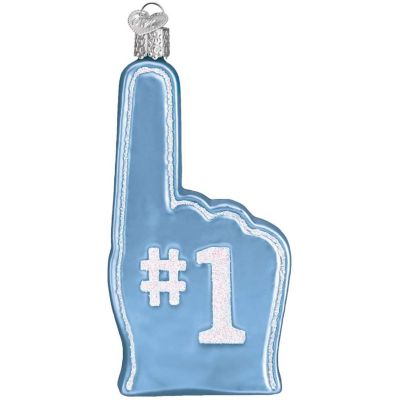 Old World Christmas Tennessee Titans Foam Finger Ornament For Christmas Tree Image 2