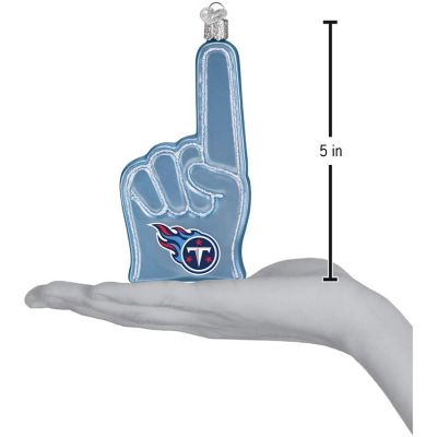 Old World Christmas Tennessee Titans Foam Finger Ornament For Christmas Tree Image 3