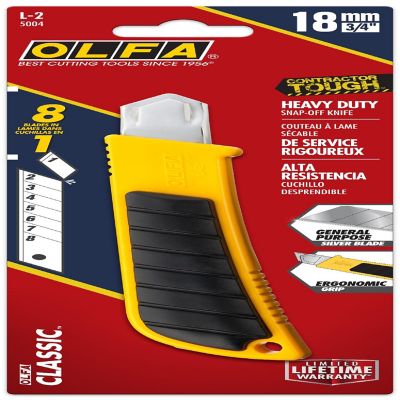OLFA Rubber Inset Utility Knife-18mm Image 1