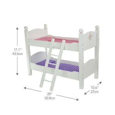 Olivia's Little World - Little Princess 18" Doll Double Bunk Bed Image 2