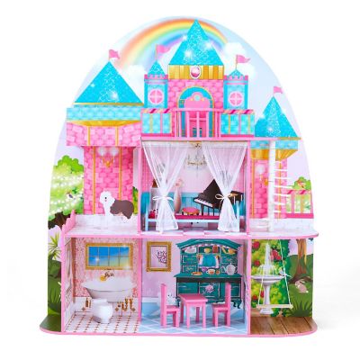 Olivia's Little World - Princess Castle 12" Doll House - Pink Image 1