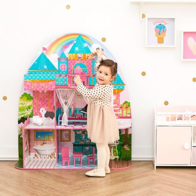 Olivia's Little World - Princess Castle 12" Doll House - Pink Image 1