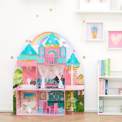 Olivia's Little World - Princess Castle 12" Doll House - Pink Image 2