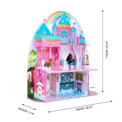 Olivia's Little World - Princess Castle 12" Doll House - Pink Image 3