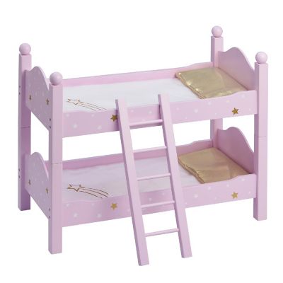 Olivia's Little World - Twinkle Stars Princess 18" Doll Double Bunk Bed Image 1