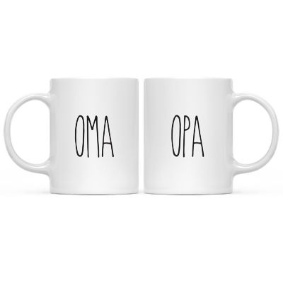 Oma &amp; Opa Rustic Coffee Farmhouse Mug Image 2
