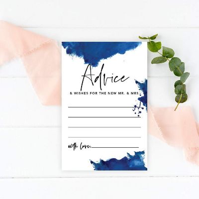 Ombre Blue Advice 4x6IN 56PC Image 1