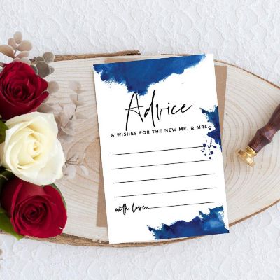 Ombre Blue Advice 4x6IN 56PC Image 3
