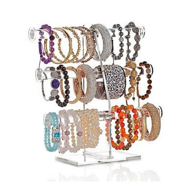 OnDisplay 3 Tier Acrylic Bracelet/Necklace/Bangle T-Bar Tree Stand Image 1