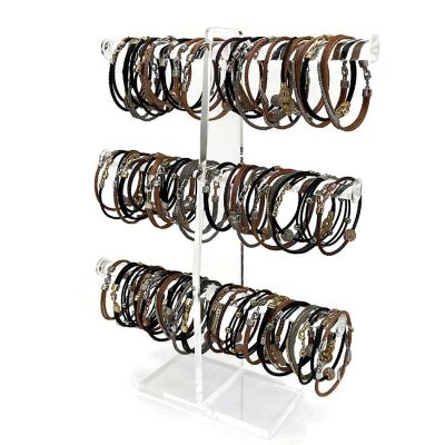 OnDisplay 3 Tier Acrylic Bracelet/Necklace/Bangle T-Bar Tree Stand Image 1