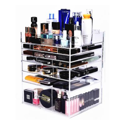 OnDisplay Cannes Luxury Handmade Acrylic 7 Tier Cosmetic/Makeup Organizer Image 1