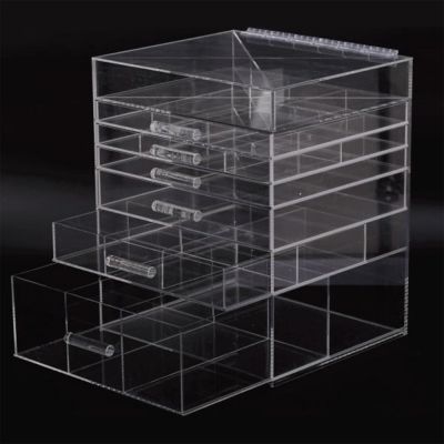 OnDisplay Cannes Luxury Handmade Acrylic 7 Tier Cosmetic/Makeup Organizer Image 1