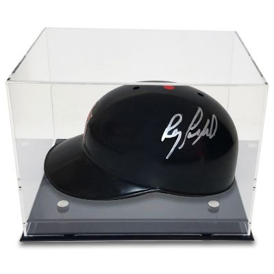 OnDisplay Deluxe UV-Protected Baseball Hat/Helmet Display Case - Black Base Image 1