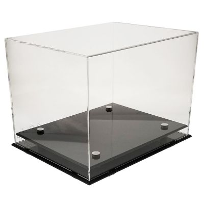 OnDisplay Deluxe UV-Protected Baseball Hat/Helmet Display Case - Black Base Image 3