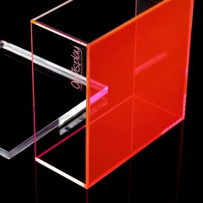 OnDisplay Electric Neon Luxe Clear Acrylic Storage Treasure Box - Medium Image 3