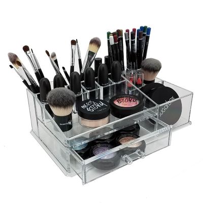 OnDisplay Vivian Deluxe Acrylic Cosmetic/Jewelry Organization Tray Image 1