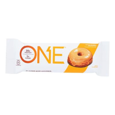 One Brands Protein Bar Maple Glazed Doughnut  - Case of 12 - 60 GRM Image 1
