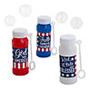 One Nation Under God Bubble Bottles - 12 Pc. Image 1