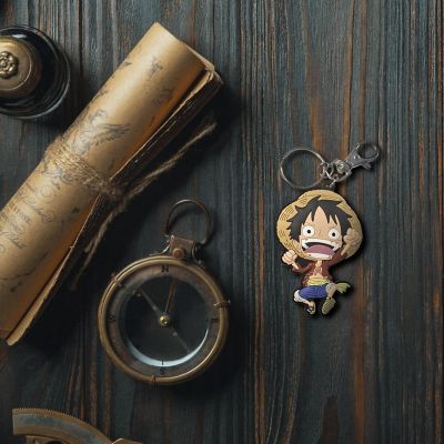 One Piece Luffy PVC Keychain Image 2