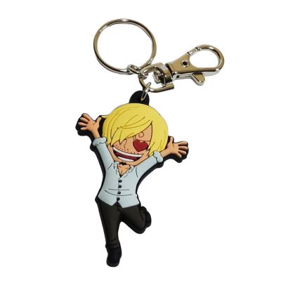 One Piece Sanjin Love PVC Keychain Image 1