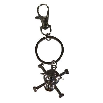 One Piece Straw Hat Sculpted Metal Keychain Image 1