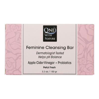 One With Nature - Soap Feminine Petal Fresh - Case of 3-3.5 OZ Image 1