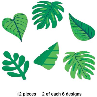 One World Tropical Leaves Cutouts Image 1