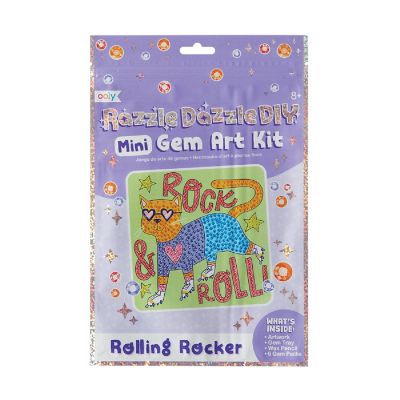 OOLY Razzle Dazzle D.I.Y. Mini Gem Art Kit: Rolling Rocker Image 1