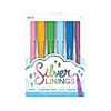 OOLY Set of 6 Silver Linings Outline Markers Image 1