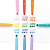 Ooly Set of 9 Confetti Stamp Double-Ended Markers Image 2