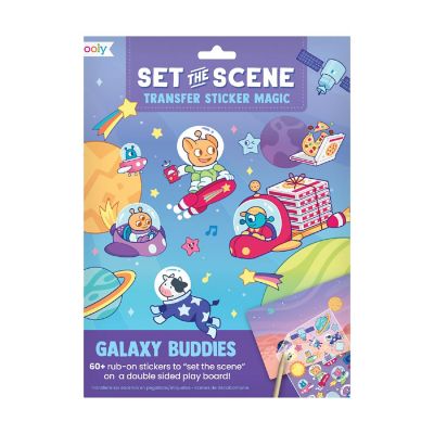 OOLY Set The Scene Transfer Stickers Magic - Galaxy Buddies Image 1