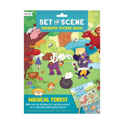 OOLY Set The Scene Transfer Stickers Magic - Magical Forest Image 1