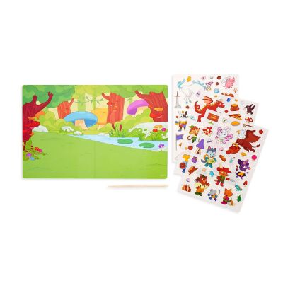 OOLY Set The Scene Transfer Stickers Magic - Magical Forest Image 1