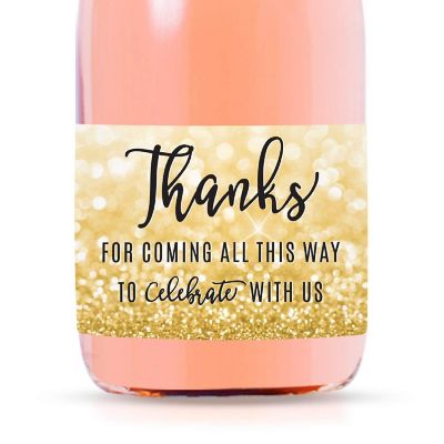 OOT Thanks Gold Glitter 20pk Image 1