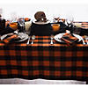 Orange Buffalo Check Tablecloth 52X52 Image 2