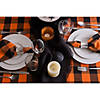 Orange Buffalo Check Tablecloth 52X52 Image 3