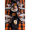 Orange Buffalo Check Tablecloth 52X52 Image 4