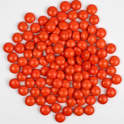 Orange Chocolate Gems 9lb Case - 4,500ct Image 1