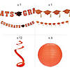 Orange Congrats Grad Hanging Decorations Kit - 20 Pc. Image 1