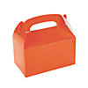 Orange Favor Boxes - 12 Pc. Image 1