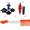 Orange Graduation Parade Float Decorating Kit - 19 Pc. Image 1