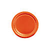 Orange Paper Dessert Plates - 24 Ct. Image 1
