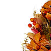 Orange Pumpkins and Berries Autumn Harvest Wreath  13-Inch  Unlit Image 3